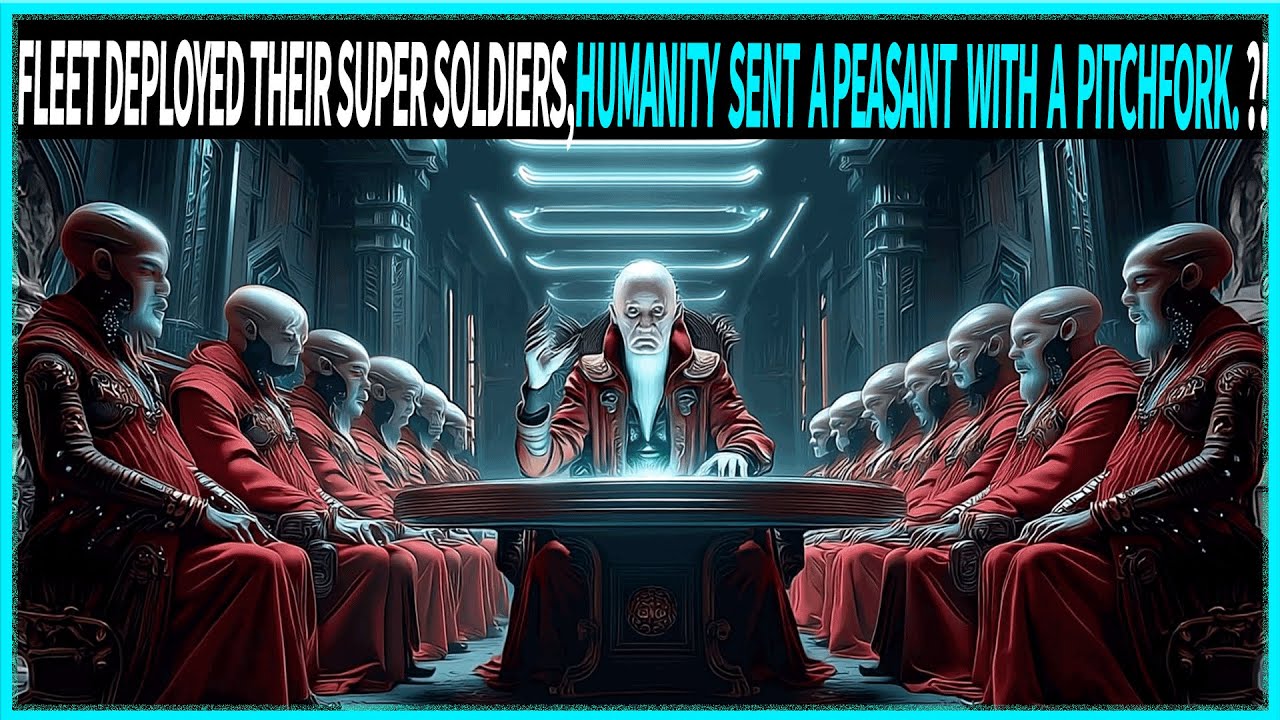The Galactic Concuil Fleet Deployed Their Super Soldiers, Humanity Sent a Peasant  HFY Sci-Fi Story