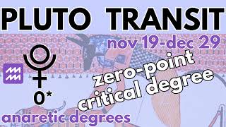 Career Overview PLUTO at CRITICAL DEGREE ♒️ New Karma in Aquarius