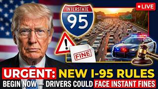 ⚠️ New I-95 Highway Rules Begin NOW — Drivers Hit With Instant Fines (2026)
