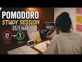 PURE SILENCE 🤫 | Study with me | 25 / 5 POMODORO METHOD | Deep Focus | Calm