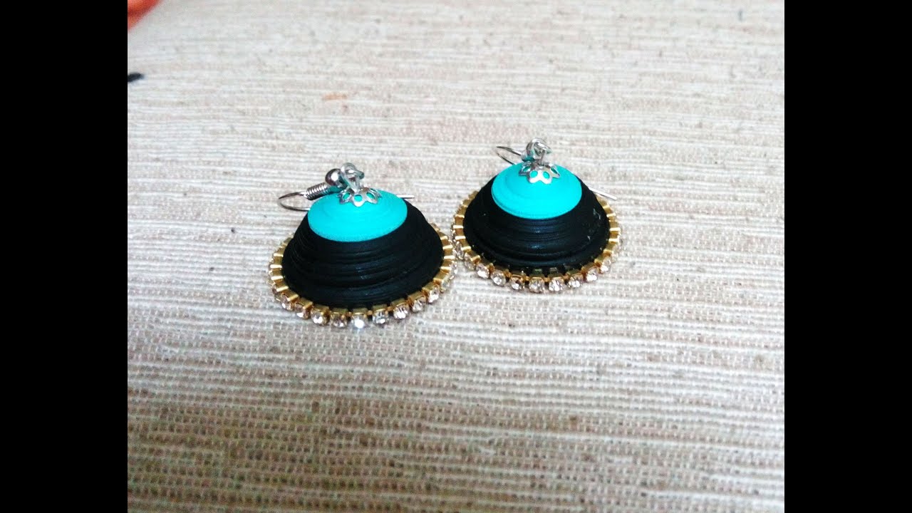 HOW TO MAKE QUILLING JHUMKAS YouTube
