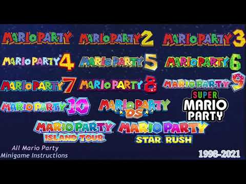 Mario Party All Minigame Instruction Themes