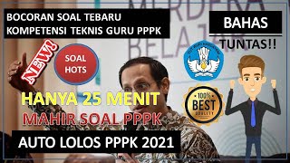 Bocoran Soal PPPK 2021   Soal Dan Pembahasan Try Out PPPK Kompetensi Teknis
