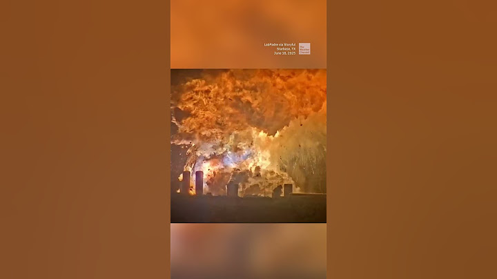 SpaceX Starship Explodes On Launch Pad