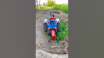 Giant Handmade Ford Tractor TOWS Its Mini Me! #project