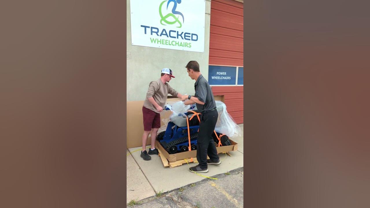 EcoRover Tracked Wheelchair Unboxing Offroad Mobility Wheelchair