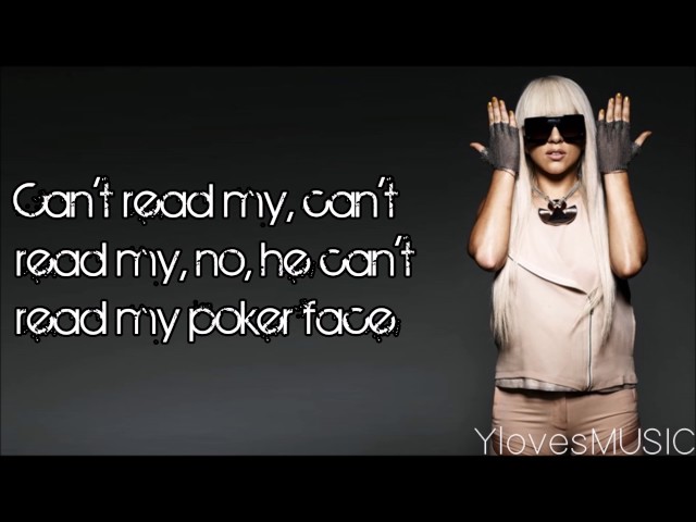 Lady Gaga - Poker Face (Lyrics) class=