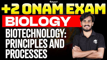 Plus Two Biology Biotechnology : Principles and Processes Chapter 9 | Eduport Plus Two