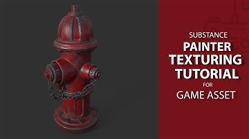 Fire hydrant  Game Asset / Texturing in Substance Painter