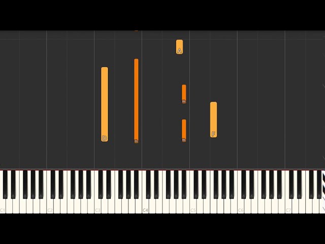 Coldplay - Charlie Brown Outro (Studio Version) | Synthesia Tutorial | Piano