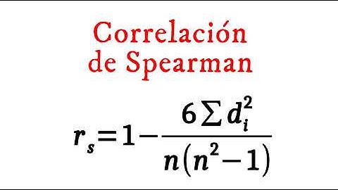 ▶️ Coeficiente de Correlación de Spearman Explicado Paso a Paso (+ Ejemplo Real)