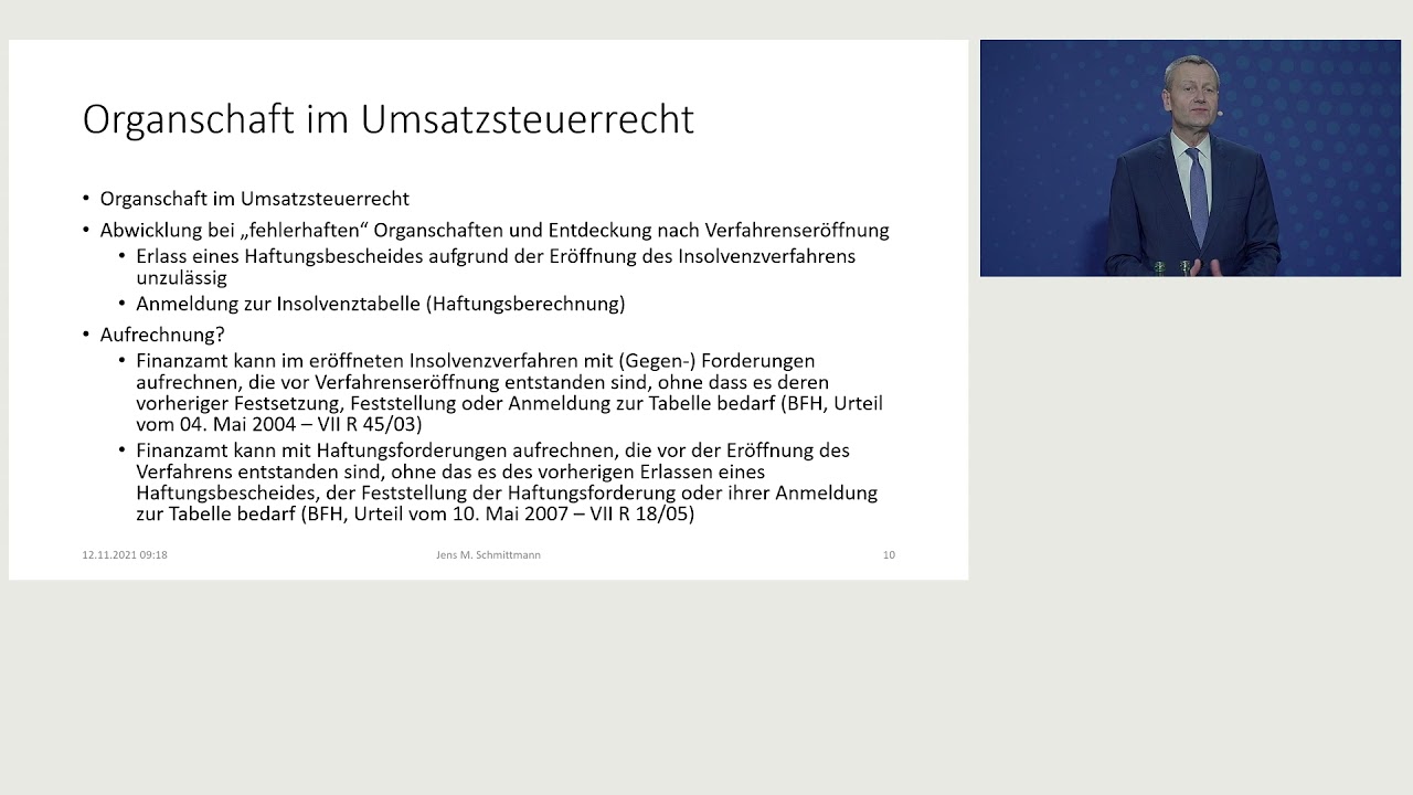New Update Modul 3 PNR 2 6 Umsatzsteuer in der Insolvenz Version fuer Prof Dr M Schmittmann
