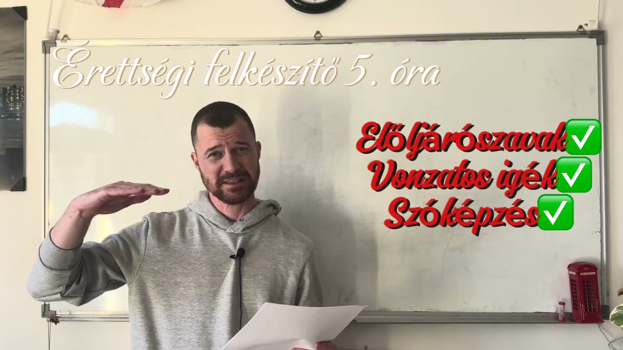 Felkészítő a 2026-os angol érettségire I 5.óra I Nyelvhelyesség gyakorlás #2hónapazérettségiig