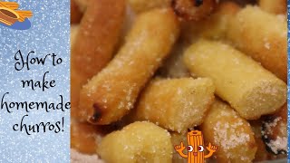 Homemade Baked CHURROS ¦ Super Easy Fast Delicious Recipe