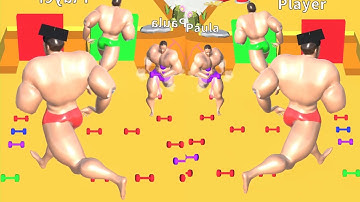 Muscle Race 3D 💪💪All Levels Walkthrough Android, iOS Gameplay Max Levels