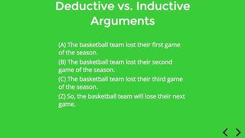 1.1.6 Deductive vs. Inductive Arguments