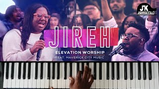 Video thumbnail of "Jireh - Piano Tutorial By Elevation Worship & Maverick City"