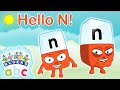 @Alphablocks - Say Hello to N! | Meet the Alphabet | Learn to Spell