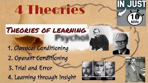 Theories of learning