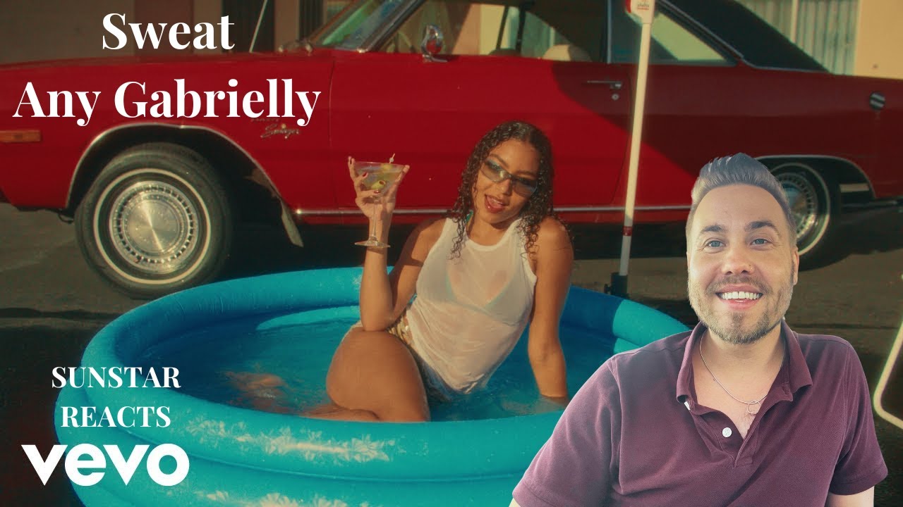 Any Gabrielly - Sweat (Official Visualizer) REACTION