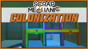 Color Theory of Symmetry - Scrap Mechanic: Colonization [Let