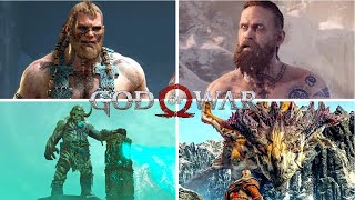 God of War 2018 - Todos os Chefes do Jogo!!! (All Bosses Fight)