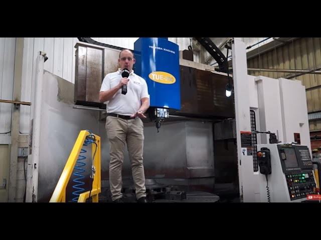 TOSHIBA TUE 200 VTL installed at Desman Engineering - YouTube