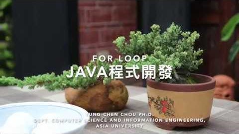 JAVA程式設計II 1 1 Java for loop