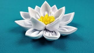 Lotus Kanzashi/Loto kanzashi/Лотос канзаши. МК по запросу.