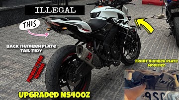 ILLEGAL 400Z WALKTHROUGH | FOLDABLE TAIL TIDY | DREAM MODIFIED BIKE