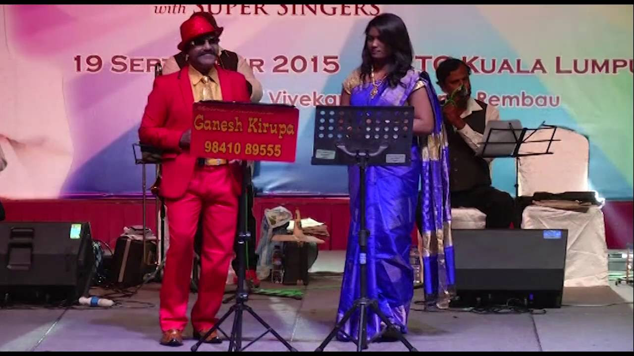 TMS SIVAKANTHAN  SS SONIA in MSV TRIBUTE by TVG MALAYSIA  GANESH KIRUPA Best Light Music Orchestra