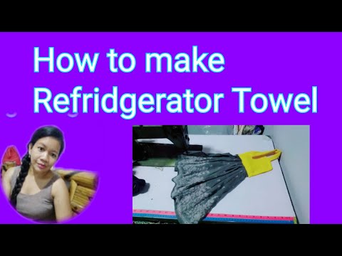 #JonalynLuff#sewingtutorialsHow to make Refridgerator Towel/Paano gumawa ng Ref towel