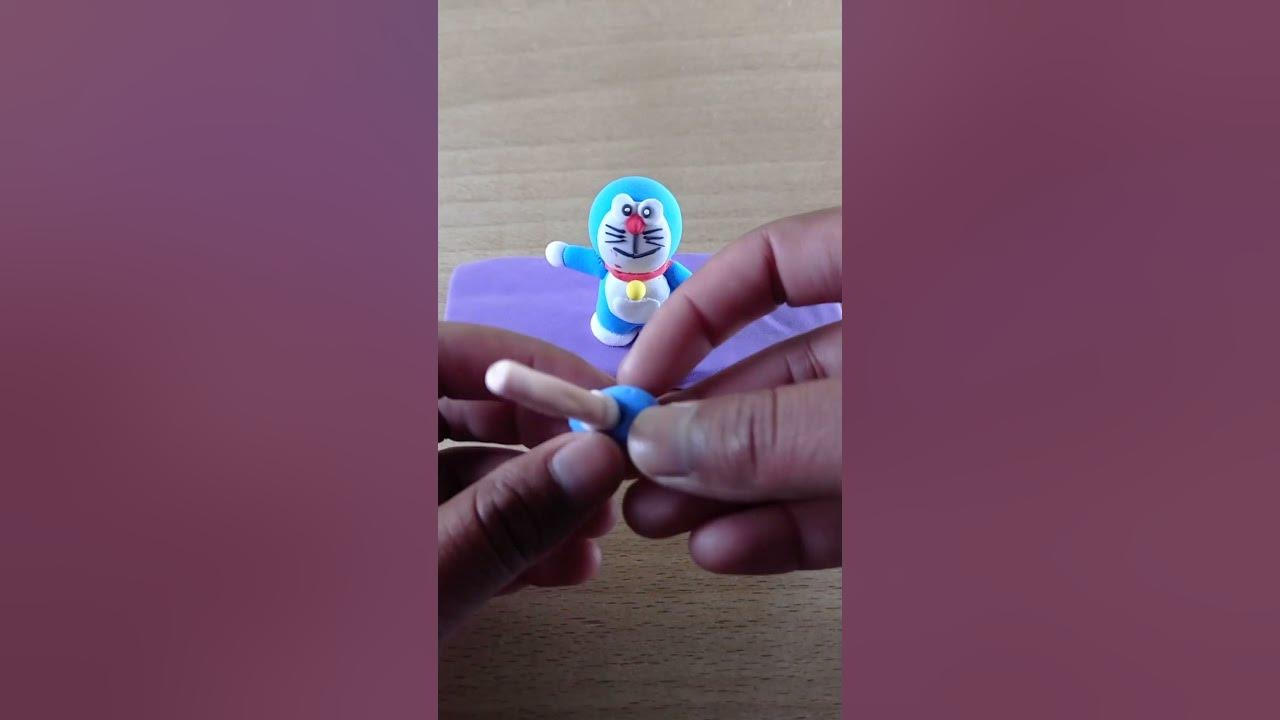 Doraemon and Nobita clay craft 😱👍🏼😲 #viral #doraemonnobita #claycraft ...