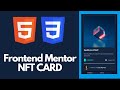 Frontend Mentor Challenge | NFT PREVIEW CARD COMPONENT (HTML/CSS)