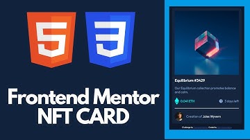 Frontend Mentor Challenge | NFT PREVIEW CARD COMPONENT (HTML/CSS)