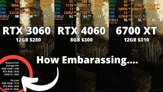 RTX 3060 vs RTX 4060 vs RX 6700 XT: Whats the best $300 GPU