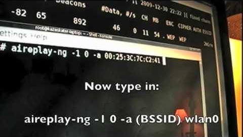 How To Hack WEP Keys Using Backtrack 4