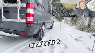 4x4 Sprinter Camper SNOW TEST by Campovans Custom Vehicle Conversions 28,836 views 3 years ago 4 minutes, 1 second