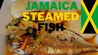 HOW TO MAKE BEST JAMAICAN STEAMED FISH WITH CORNMEAL DUMPLING  | Chef Ricardo Cooking screenshot 5