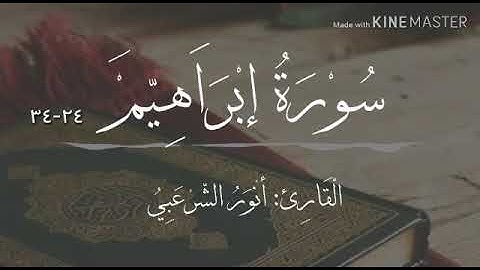 ماتيسر من سورة إبراهيم. القارئ:انور بن سعيد الشرعبي.