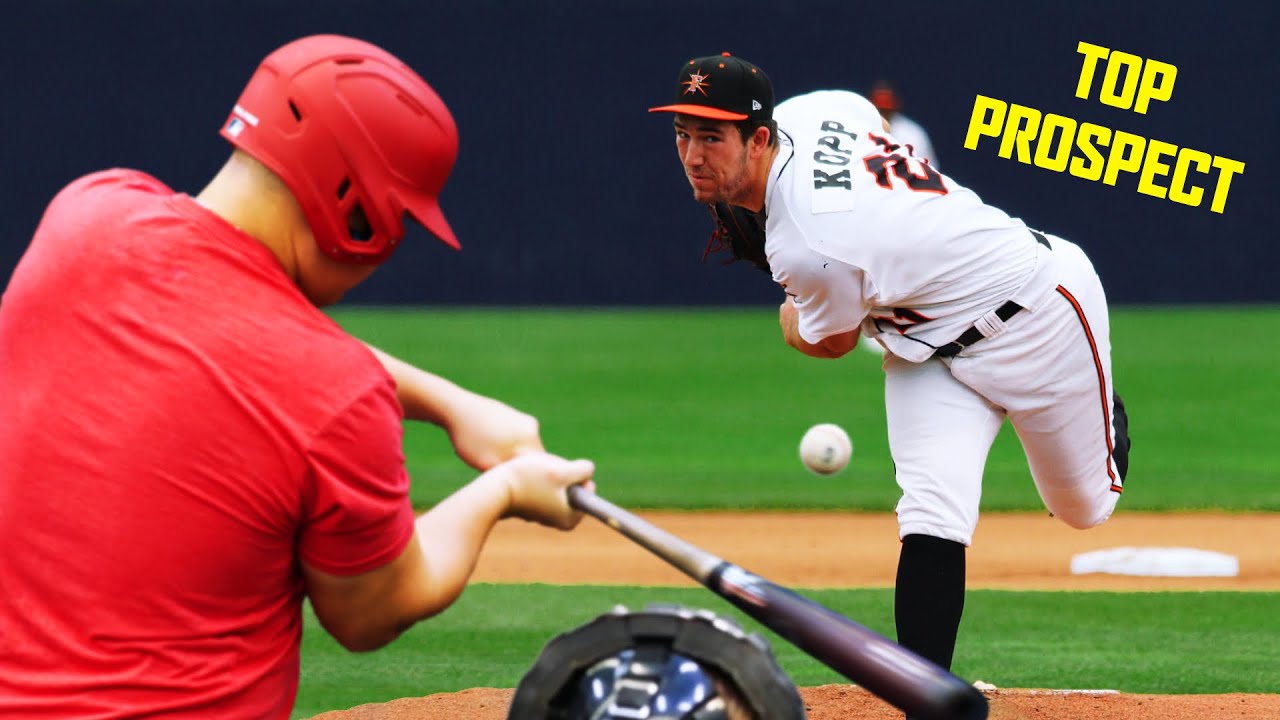 Top Baseball Prospect vs. ExPro Player, Who Wins? YouTube