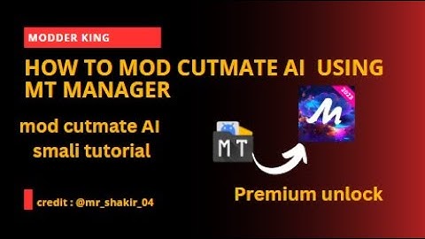 LEARN MODDING | How to MOD CutMate AI using MT Manager | Smali Reverse Engineering |2023 #mtmanager