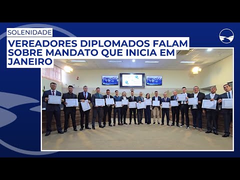 Vereadores diplomados falam sobre mandato que inicia em janeiro