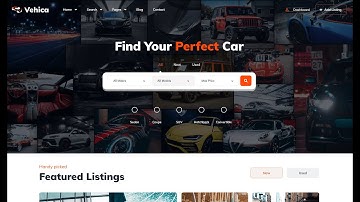 Vehica Automotive Dealership Wordpress Theme frontend and backend