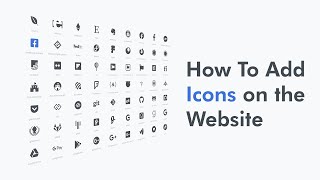 How To Add Icons on HTML Website | Add Font Awesome Icons on website | Website Creators