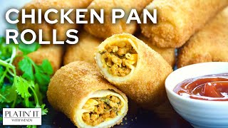 Easy Chicken Pan Rolls | Chicken Crepes | Comfort Food Favourites