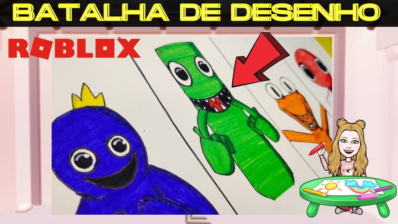 Roblox - BATALHA DE DESENHOS (Draw with Friends!) 