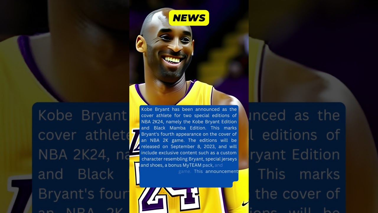 See You on the Court: NBA 2K24 Celebrates the Legendary Kobe ...