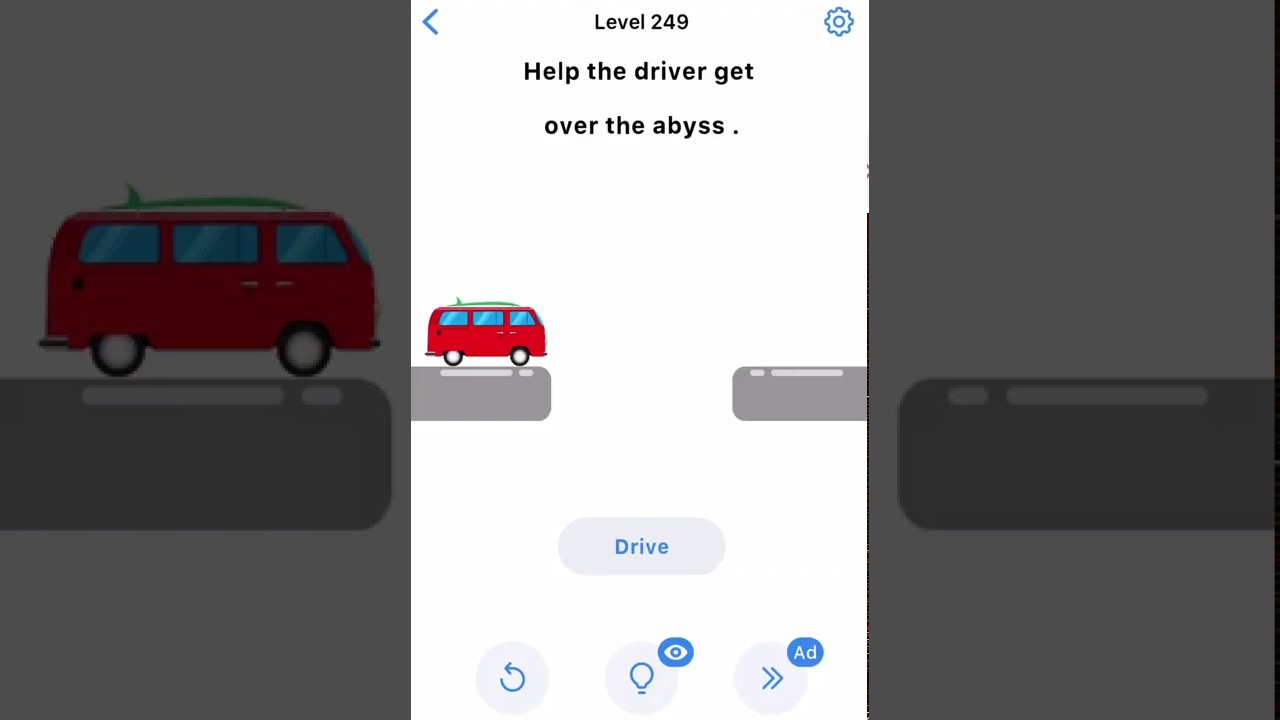 Easy Game Level 249 Help The Driver Get Over The Abyss Youtube Easy Game Level 249 Help The Driver Get Over The Abyss Youtube