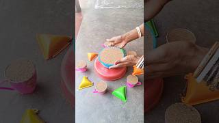 Sand Cake making and breaking 🍒#shorts #subscribe #viralvideo #like #youtube